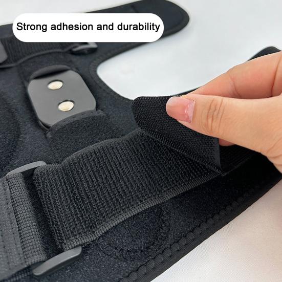 1 buc Genunchieră cu balamale Femei Bărbați Ajustabilă Rotulă Deschisă Artrită Ruptură de Menisc Dureri Articulare Ameliorare Suport Genunchi cu Stabilizatori Laterali Dubli Metalici