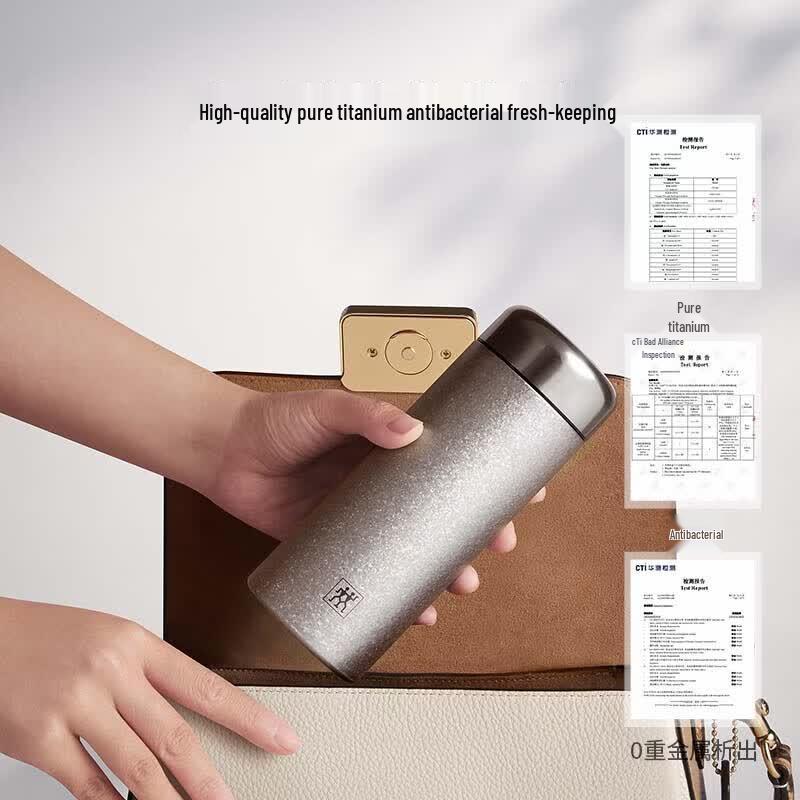 Zwilling Thermo Plus Titanium Tea Infuser Travel Mug