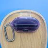 Earbud Protective Case with Lock Portable Shockproof Wireless Earphone Charging Case Cover Protector Clear TPU Shell Skin