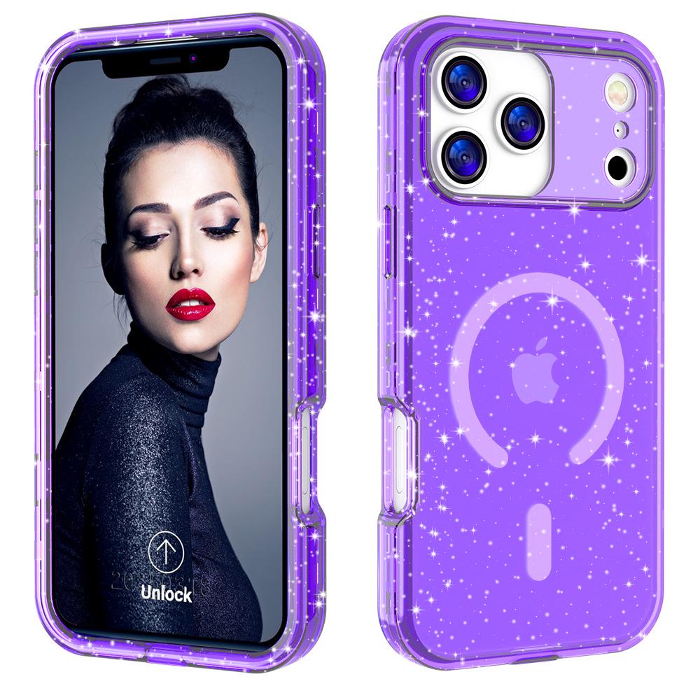 Apple iPhone 17 Pro Max Magnetic Stand Anti-fall Protective Case