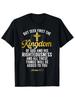 Seek First Kingdom God T Shirt Matthew 6 33 Christian Cross Faith Tee