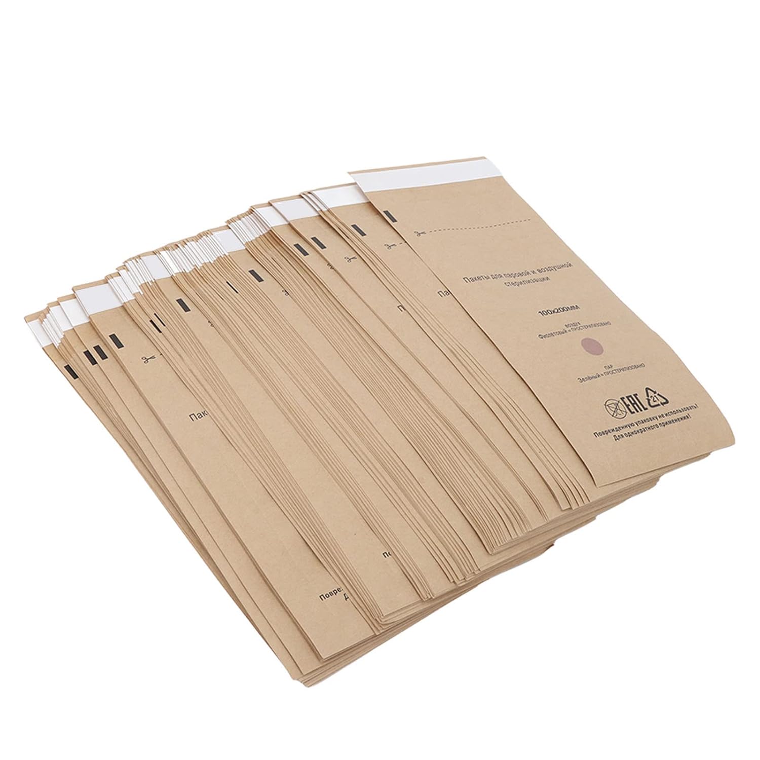 

100Pcs Dental Tool Self Sealing Pouch Self Sealing Nail Art Cleaning Bag for Oral Cavity Beauty 100x200mm / 3.9x7.9in