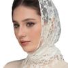 Breathable Mantilla Veils Embroidery Headwrap Vintage Head Cover  Church
