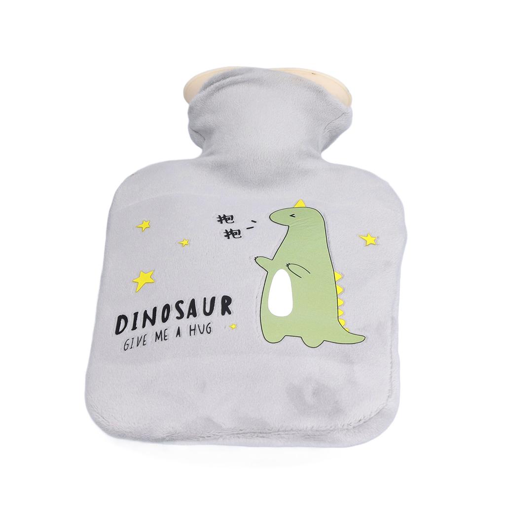 500ml Láhev na horkou vodu Kreslený dinosaurus Zesílená Nepropustná Hřejivá Taška na horkou vodu pro Léčbu