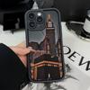 Art Building for Apple 16plus Mobile Phone Case iPhone14/15/16 Silicone 13Pro Soft 16 Anti-drop X