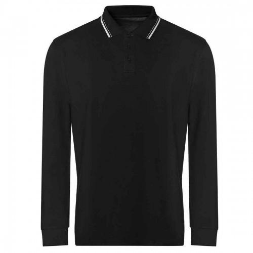 Awdis Just Polo Mens The 100 Tipped Long-Sleeved Polo Shirt