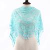 Sun Protection Printed  Wraps Colorful Flower Triangle Headband Elegant Lace Scarf  Holiday