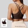 Reggiseno Sportivo in Rete Traspirante Senza Schiena Antiurto