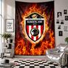 Sunderland Fußball Wandteppich Heimdeko Wandbehang Tuch für Schlafzimmer Wohnzimmer Hintergrund