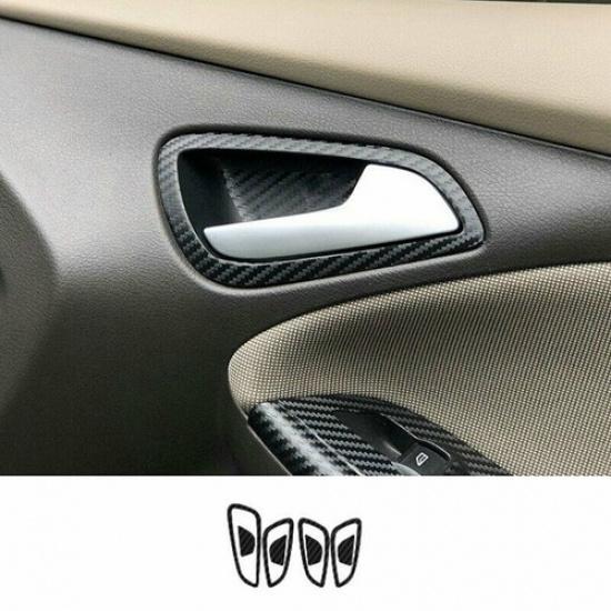 29 Piese Fibra de Carbon ABS Ornamente Capac Guri de Aerisire pentru Ford Focus 2015 2018