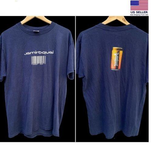 

90s Jamiroquai Canned Heat 2 side Unisex Graphic T shirt Unisex T-Shirt S