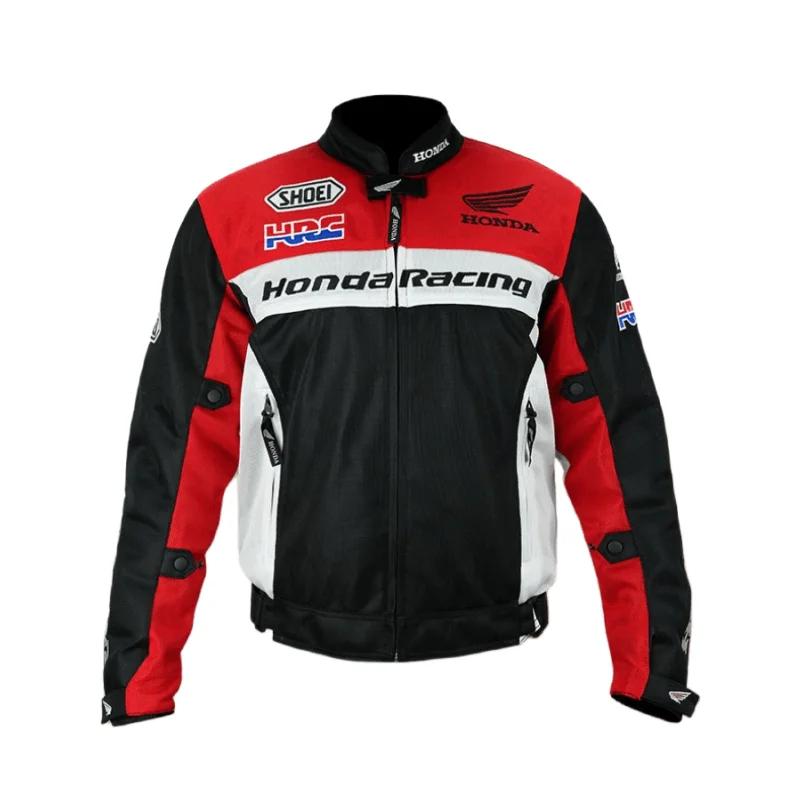 Ydcr7 Honda Jacket Off-road Motorcycle Racing Suit Men's and Women's Summer Anti Fall Breathable Mesh Jacket HRC Cycling Suit