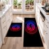 Rangers Football Club Flannel Kitchen Floor Mat – Non-Slip, Absorbent and Easy to Clean Suitable for Kitchens, Entryways Bedroomsand Bathrooms
