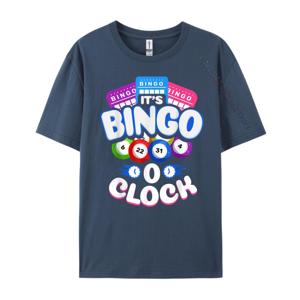 Its Bingo O Clock Bingo Player Grandma Vintage T Shirt Men Mens TShirts Printing