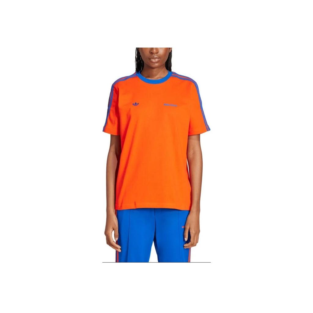 Adidas X Wales Bonner Short-Sleeve Tee Bold Orange/Team Royal Blue Men Tops IZ1891