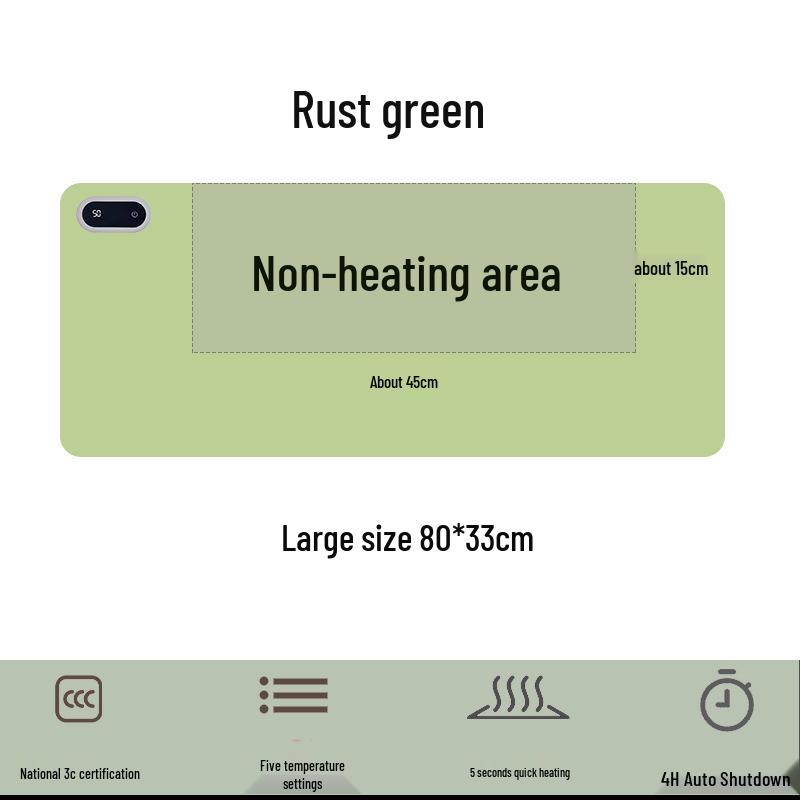 

Shibali Smart Waterproof Heated Desk Mat 80x33cm