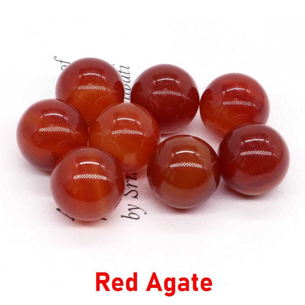 16mm Mini Runde Kristallkugel Loses Set Natürlicher Taschenstein Energie Exemplar Quarz Globus Chakra Kugel Perlen Dekoration