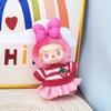 3Pcs/Pack Doll Clothes For Labubu Colorful Sweater Jelly Yarn Skirt Bow Headband I Ii Iii Dolls Fans Gift