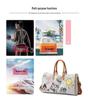 Trendy Graffiti Travel Bag: New Fashion Casual Luggage with Wet/Dry Separation for Women