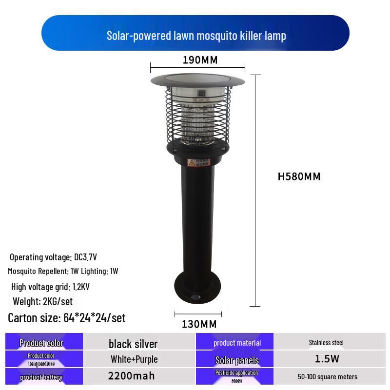 Solar Outdoor Mosquito Killer Lamp