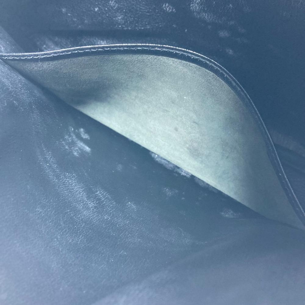 HERMES Serie Christie Rhone Bag Crossbody Flap Shoulder Bag Black/SilverHardware