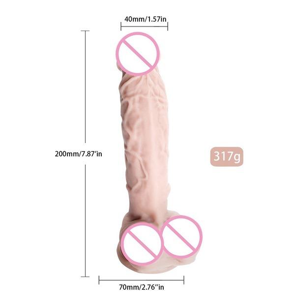 Flüssigsilikon Simulation Penis Vibrator Masturbator Erwachsenen Sexspielzeug Dildo