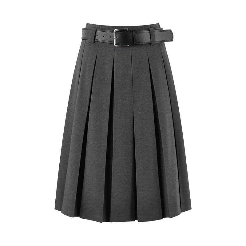 Qiushui Yiren High-Waisted A-Line Skirt L