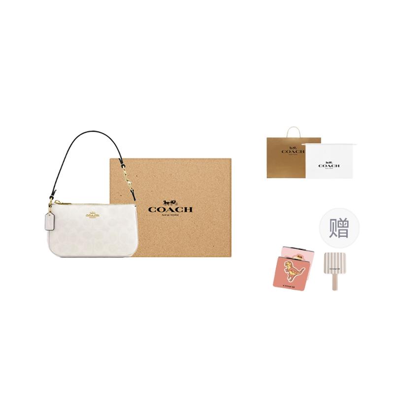 Coach Nolita 19 Metālisks Logotips Rāvējslēdzēja