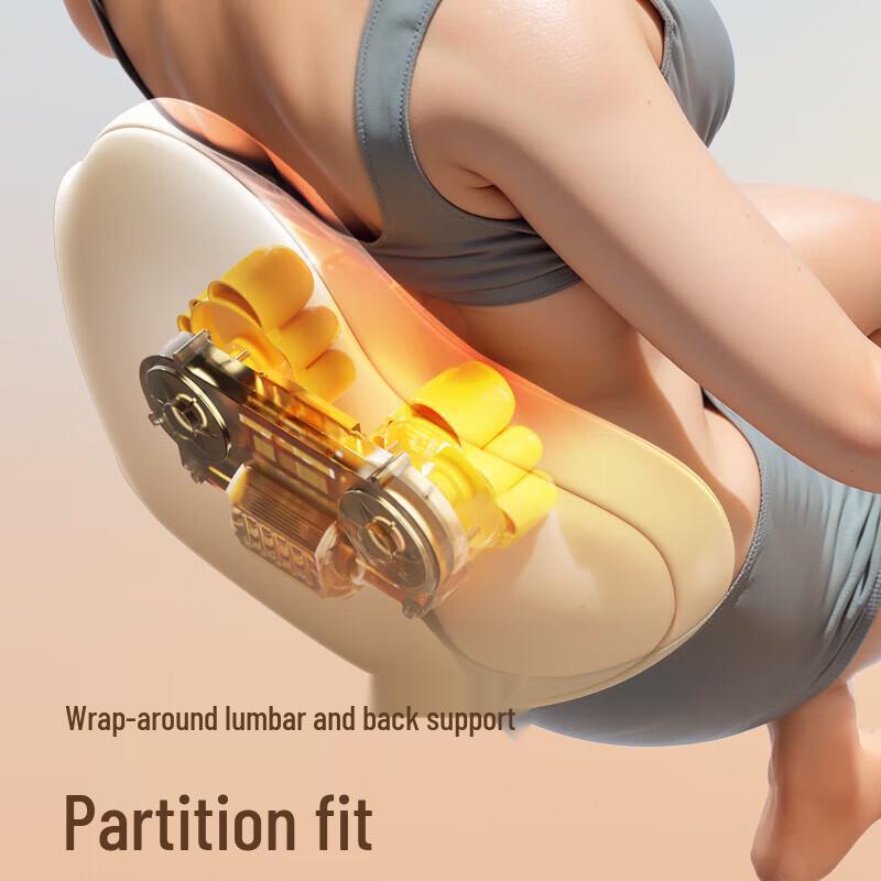 Auxiliary Lumbar & Neck Massage Cushion