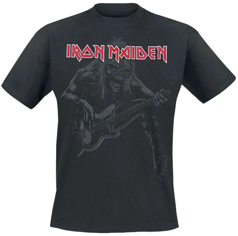 Iron Maiden Eddie Biker Tee for Heavy Metal Fans Who Love Band’s Powerful Design In Casual Wear