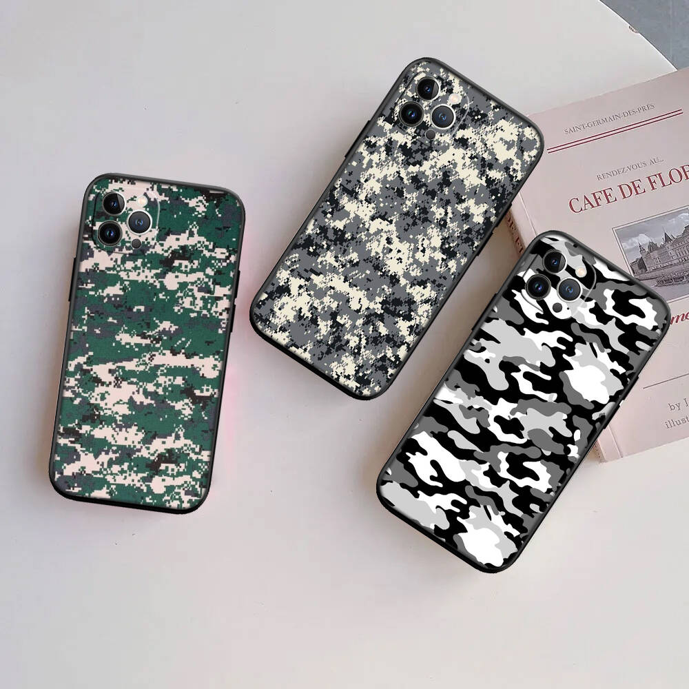 Camouflage Art Phone Case for Xiaomi Poco C40 C51 C50 C55 C65 C71 C75 C85 F8 F7 F6 F5 F3 F2 X7 X6 X4 X3 M7 M6 M5 M4 M3 M2 Pro