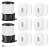 15-Piece Washable HEPA Filter Set For Shark PowerDetect Self-Empty Cordless Vacuums (IP3251, IP3251C And Other IP Series Vacuums