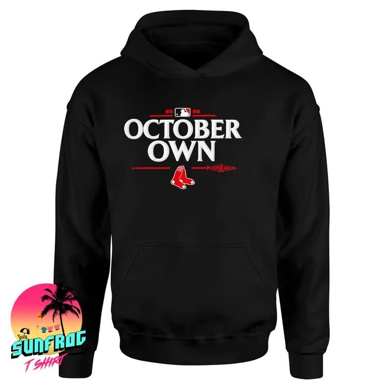 Red Sox 2025 Own October MLB Postseason Locker Room shirt Unisex T-Shirt XXL