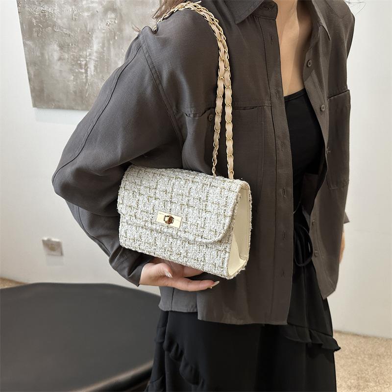 New Trendy Summer Fashion Light Luxury Fashionable Casual Square Bag Simple Fashion One-shoulder Crossbody Bag