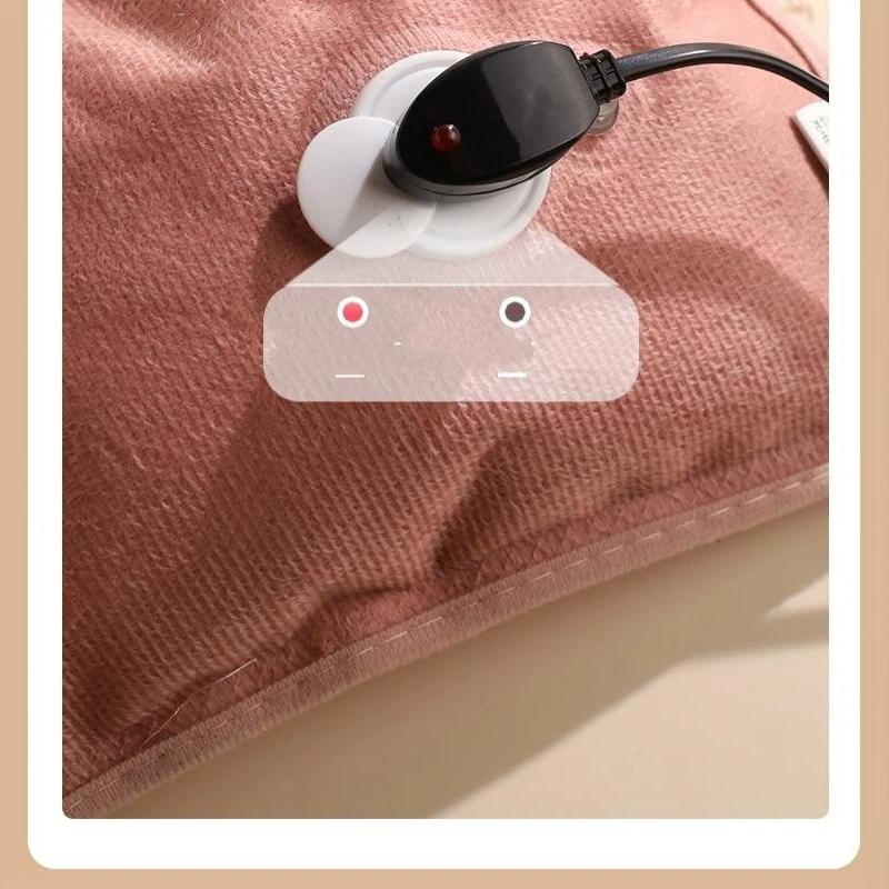 Rechargeable Electric Hot Water Bottle Hand Warmer Heat Pad For Period Cramps Muscle Pain Back Neck Shoulder Legs Home Office