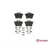 Brembo kit de plaquettes de frein p61079 - 4 pièces
