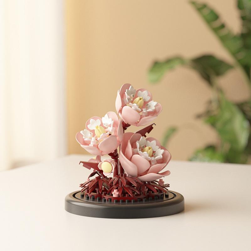 Sunflower Microparticle Building Blocks Simulation Eternal Flower Puzzle Assembly Toy Desktop Ornament