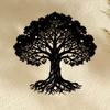 Life Tree Metal Wall Art 23.62 Inch Iron Decor for Living Room Outdoor Christmas Birthday Gift 1pc