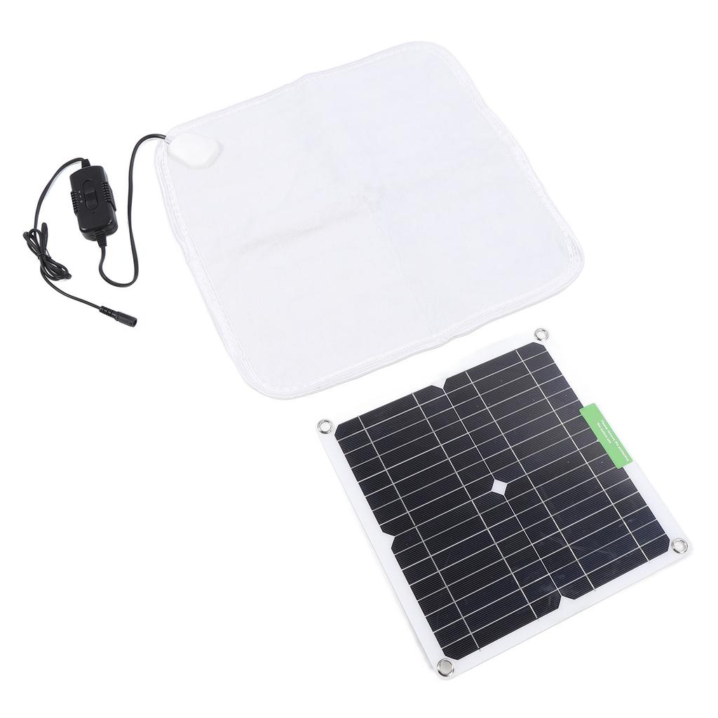 Solar Panel Heating Blanket 12V 50W Rapid Uniform Heating Soft Portable Pet Heating Pad for Car