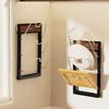 3 Layers Hanging Shoe Storage Shelf Suction Cup Bathroom Shoe Rack  Countertop