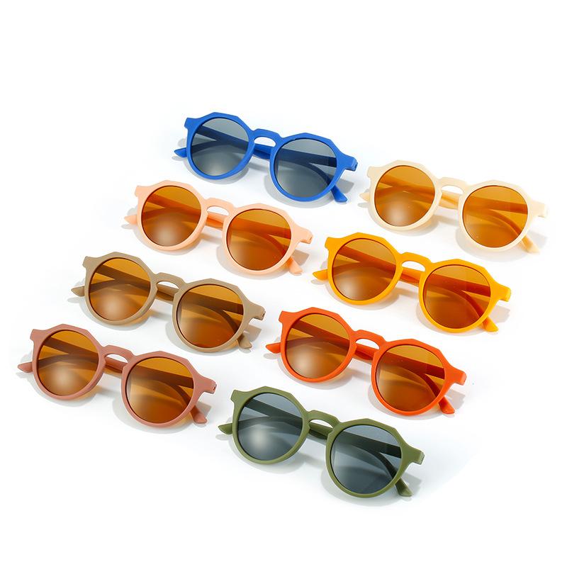 Cute Children'S Sunglasses Parent-Child Matte Glasses 1-8 Years Old Baby Decorative Sunglasses Trendy Children'S Sunglasses