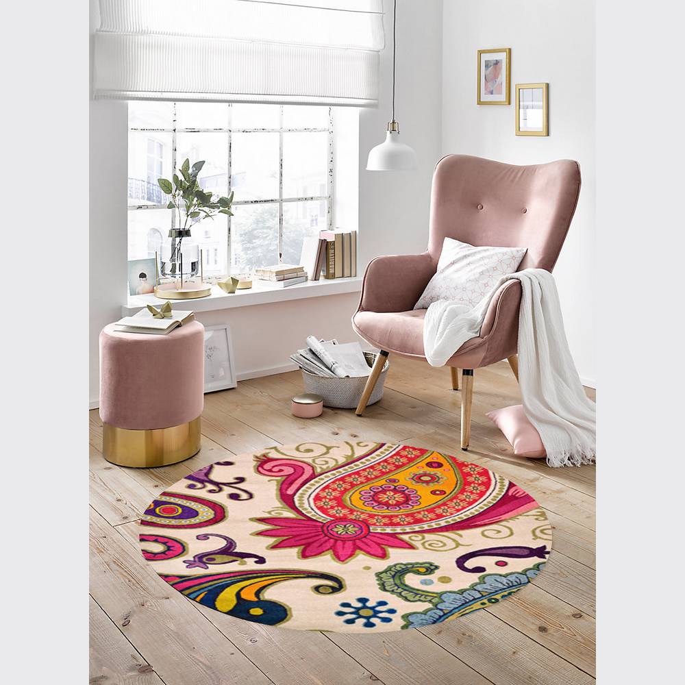 

Mosimoso Home H1084 Ковер с точечной подошвой и цифровой печатью 100x100 cm