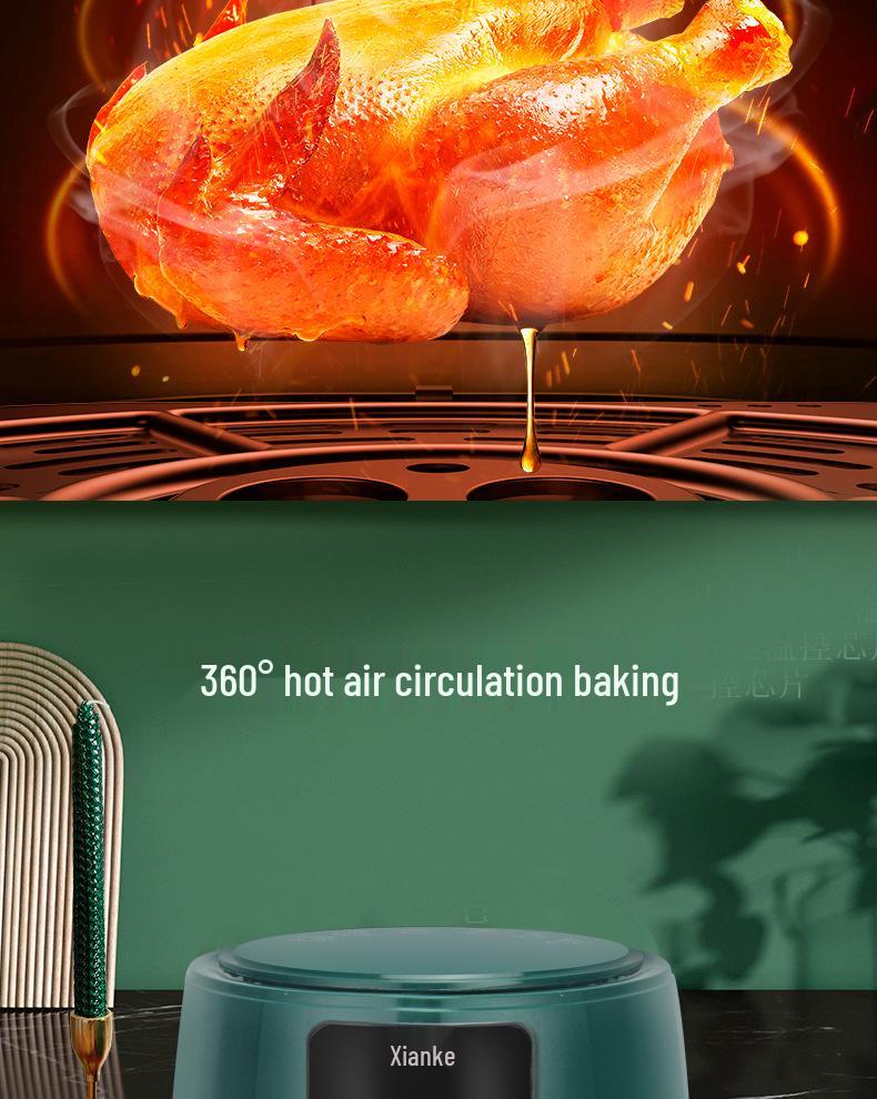 Xianke Smart Touch Large-Capacity Smokeless Air Fryer