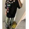290g Unisex Summer Cartoon Shin-chan Short Sleeve T-shirt - Trendy High-end Couple Top
