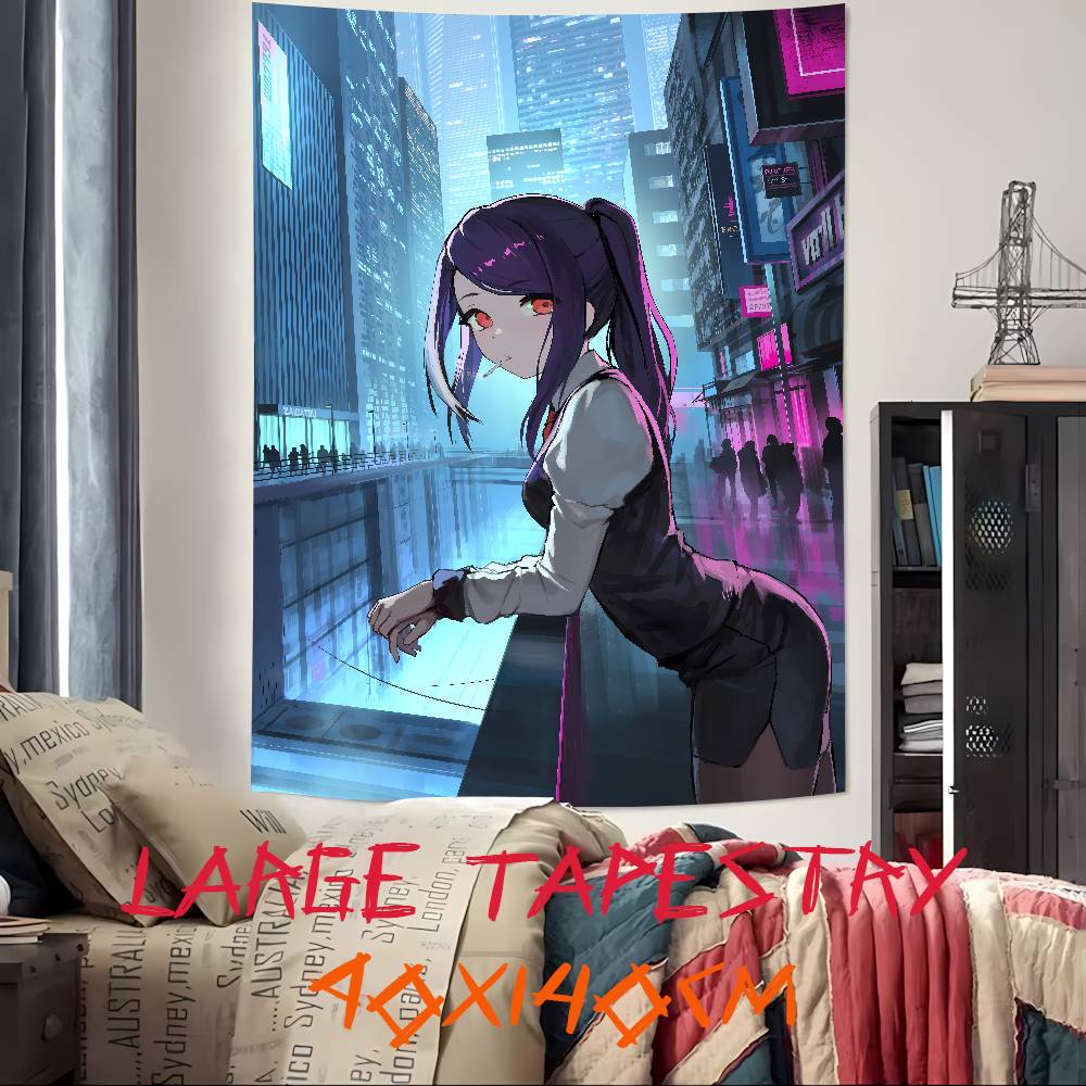 Fashion Casual Game Va11 HallA Hot Jill Tapestry Popular Room Decoration Wall Tapestry Art Room Home Decor Wall Art Decor