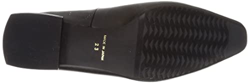 Carino CALF32055 Women's Pumps, Black, Size 22.5 cm