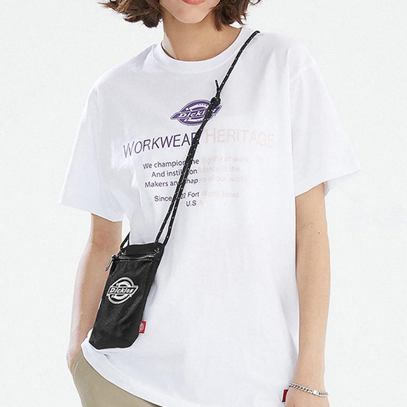 New Dickies Polyester Shoulder Bag, Crossbody Bag Unisex Black DK010518