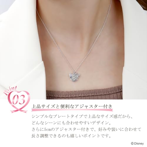 [Shinjuku Gin No Kura] Special Edition Disney Daisy Duck Necklace In Sterling Silver, a Great Gift for Women and Adults