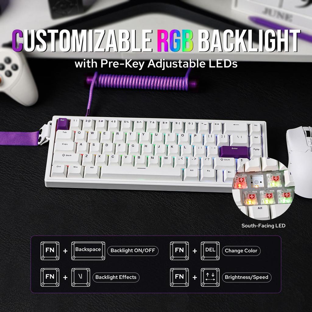 [EPOMAKER] HE68 Magnetic USB Gaming Keyboard – Keyboard