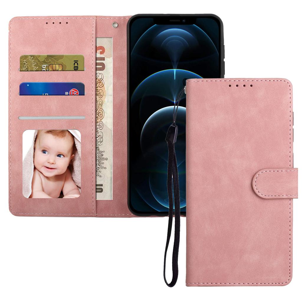 S24 Retro Mobile Phone Case Samsung Wallet Style A22 5G Card Protection Case S8 Left and Right Open Leather Case